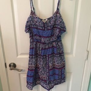 Multi colored spaghetti strap sundress